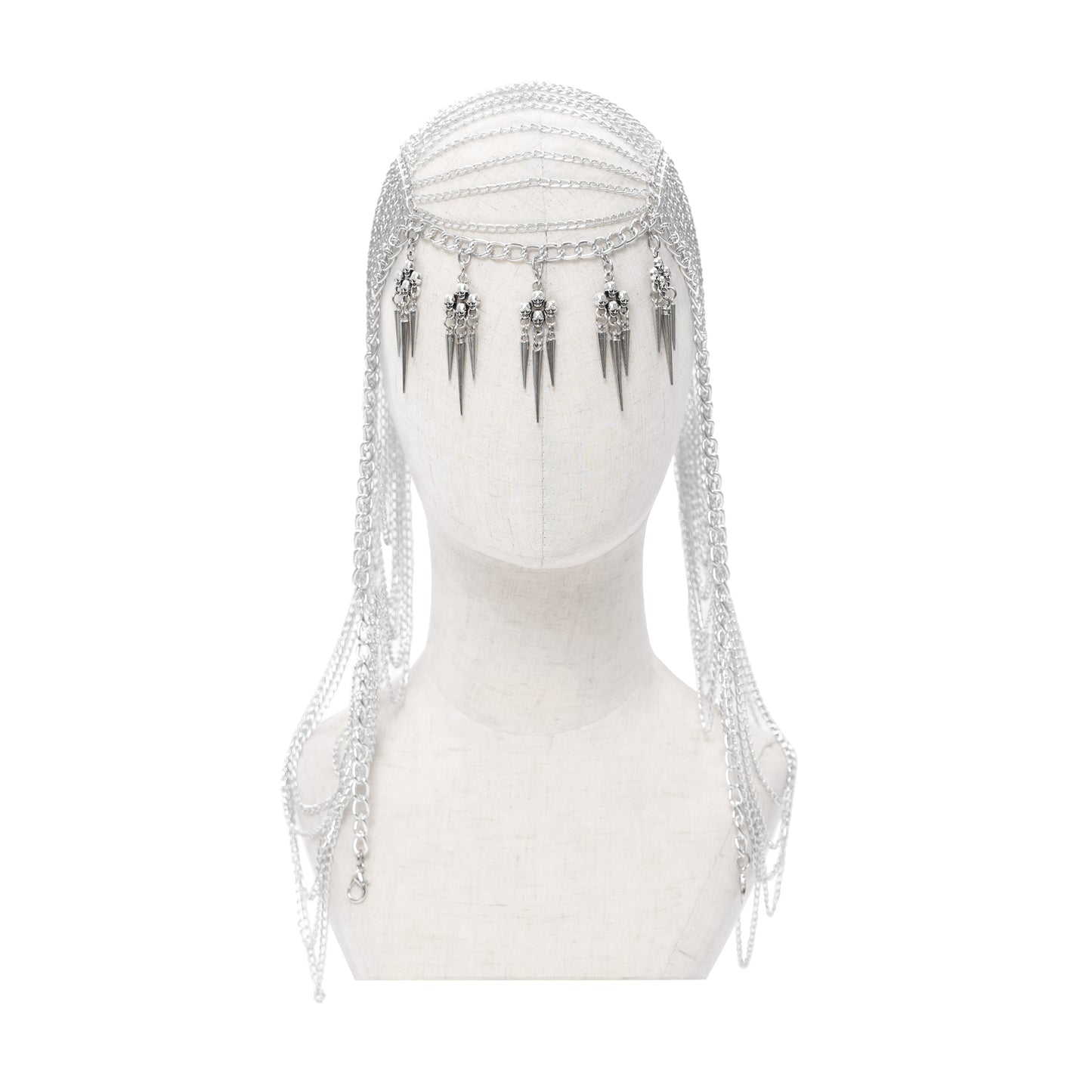 Skulls & Spikes Haar- of Bodychain