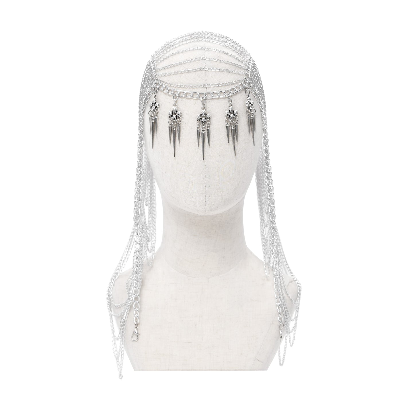 Skulls & Spikes Haar- of Bodychain