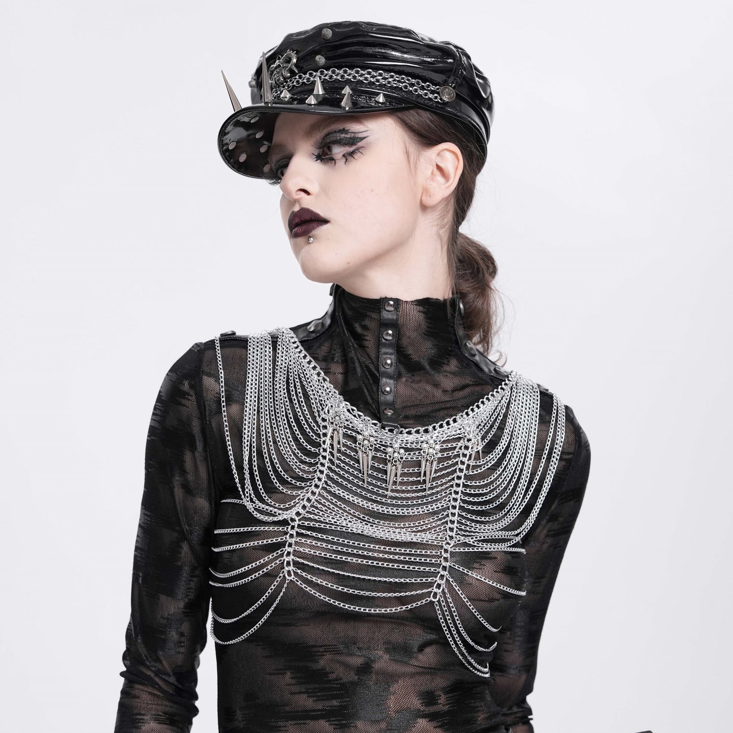 Skulls & Spikes Haar- of Bodychain