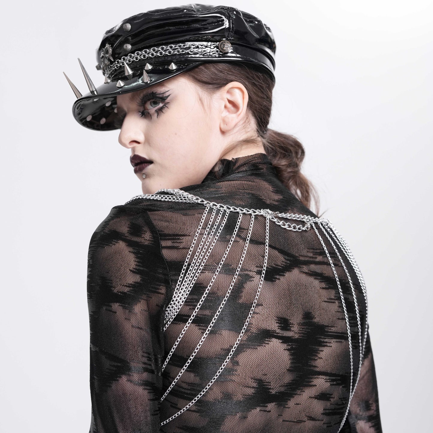 Skulls & Spikes Haar- of Bodychain