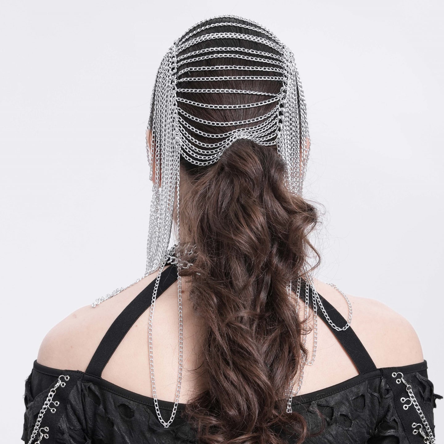 Skulls & Spikes Haar- of Bodychain