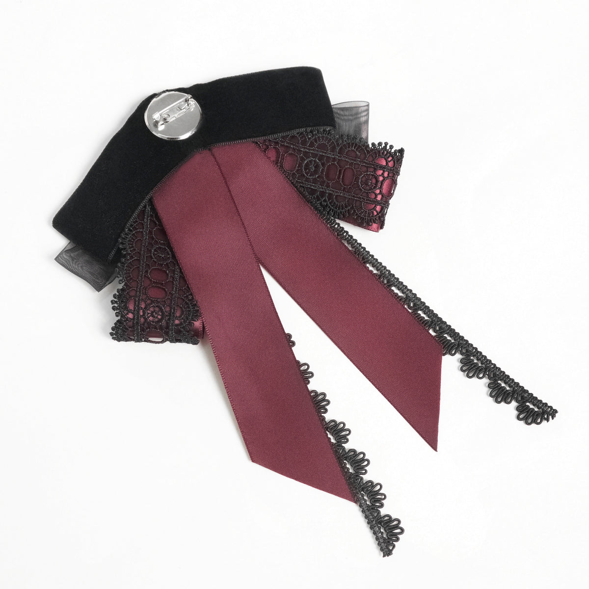 Almost Over Jabot Black - Red