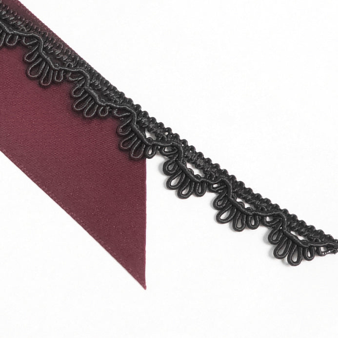 Almost Over Jabot Black - Red