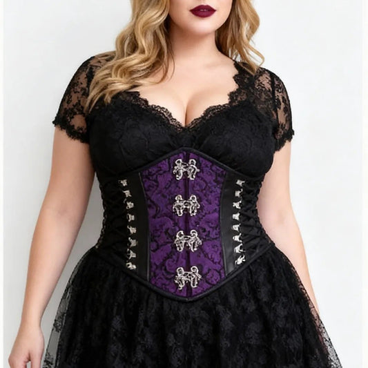 Cover Me Underbust-Korset Paars