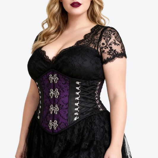 Cover Me Underbust-Korset Paars