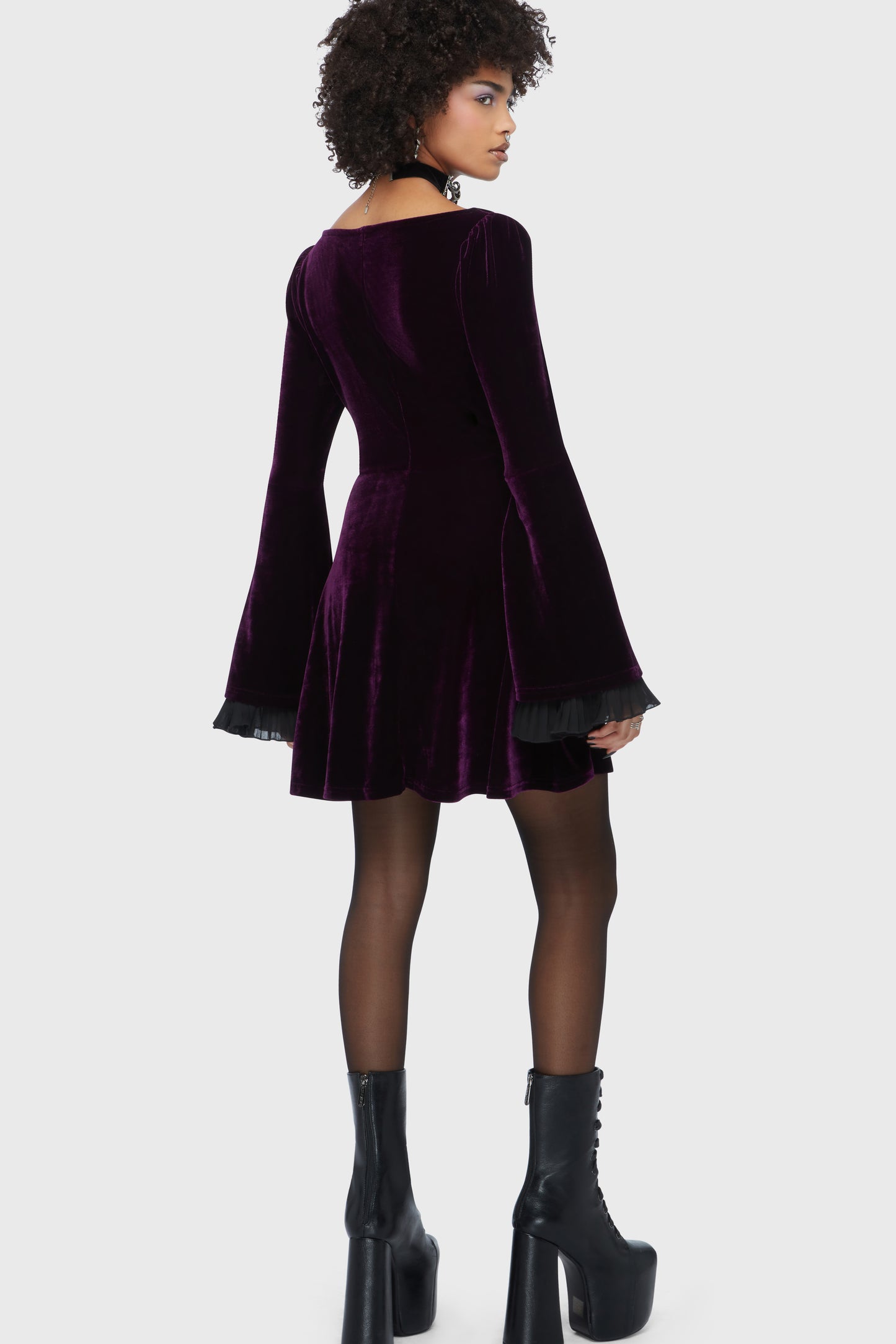 Killstar Beatrix Jurk Paars