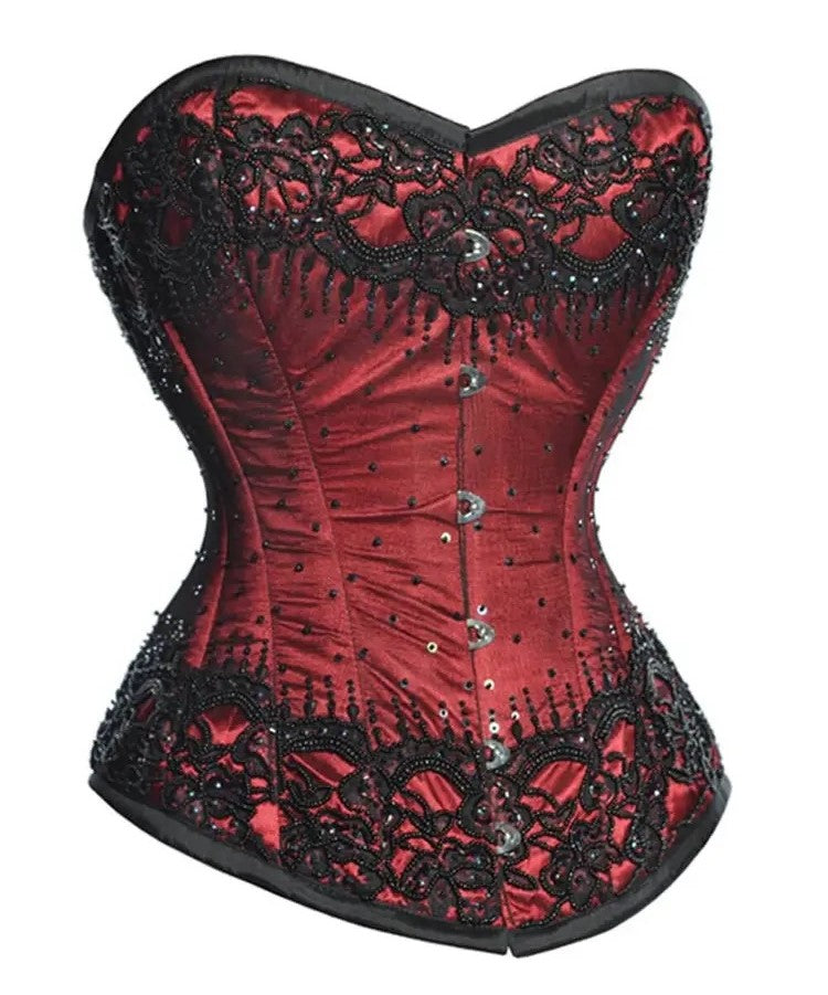 Couture Korset Rood - Zwart