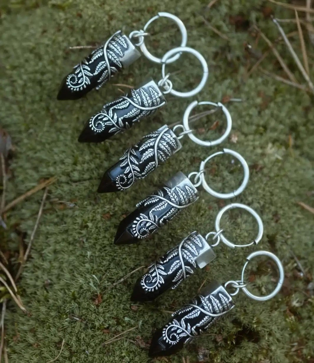 Restyle Crystal Fern Oorbellen