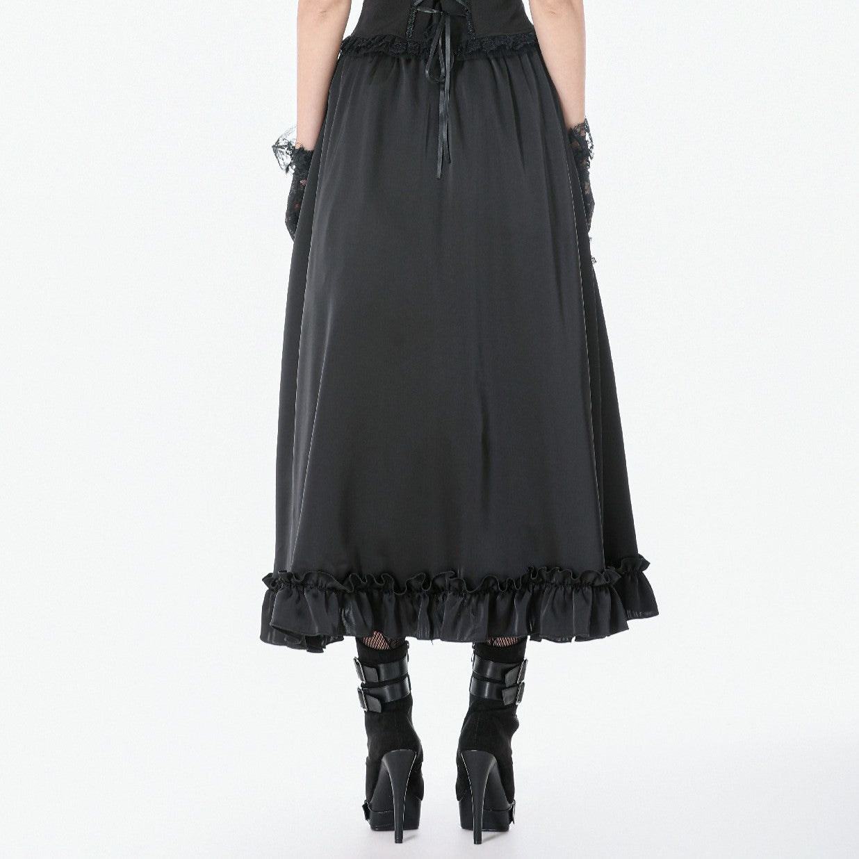 Making It Up Maxi-Rok Zwart