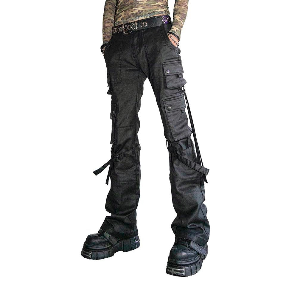 Future Division Wasted Waxed Unisex Cargo Jeans