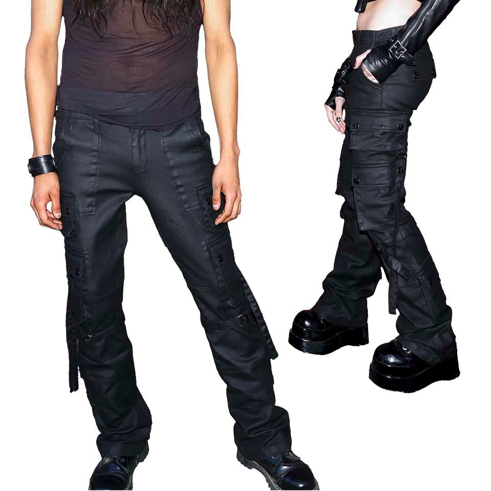 Future Division Wasted Waxed Unisex Cargo Jeans
