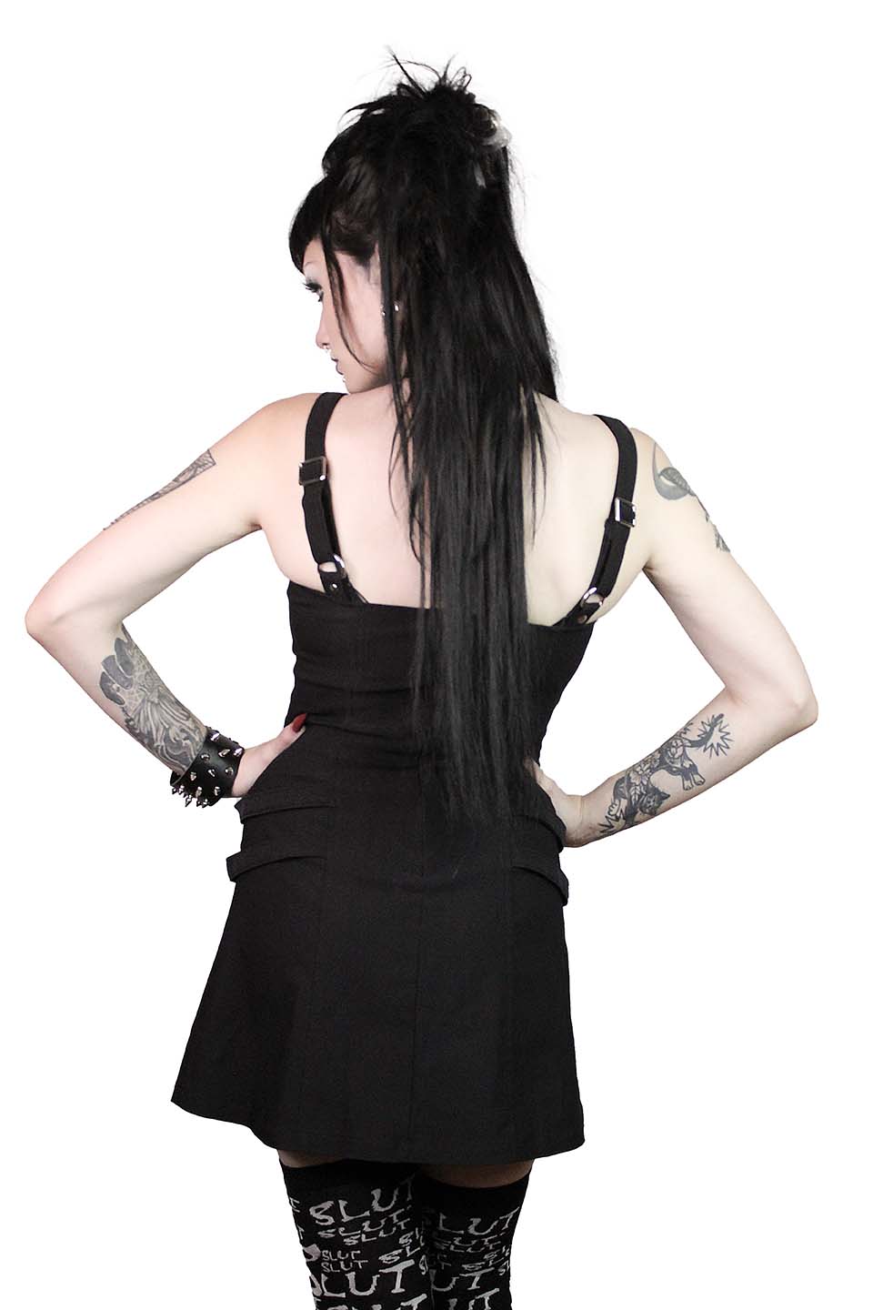 Gangsta Pranksta Anette Dress Black