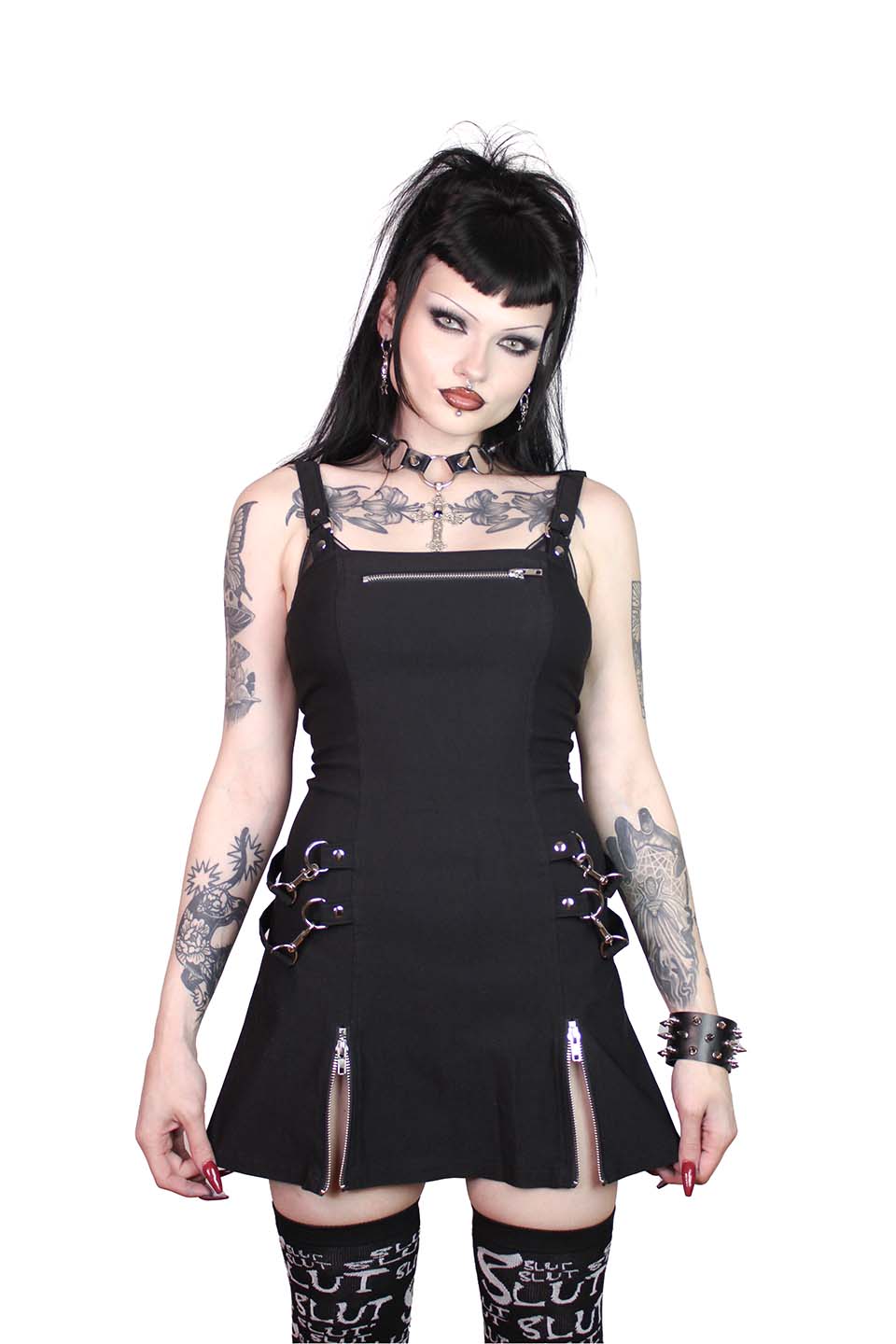 Gangsta Pranksta Anette Dress Black