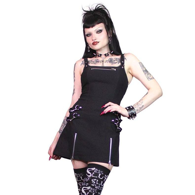 Gangsta Pranksta Anette Dress Black