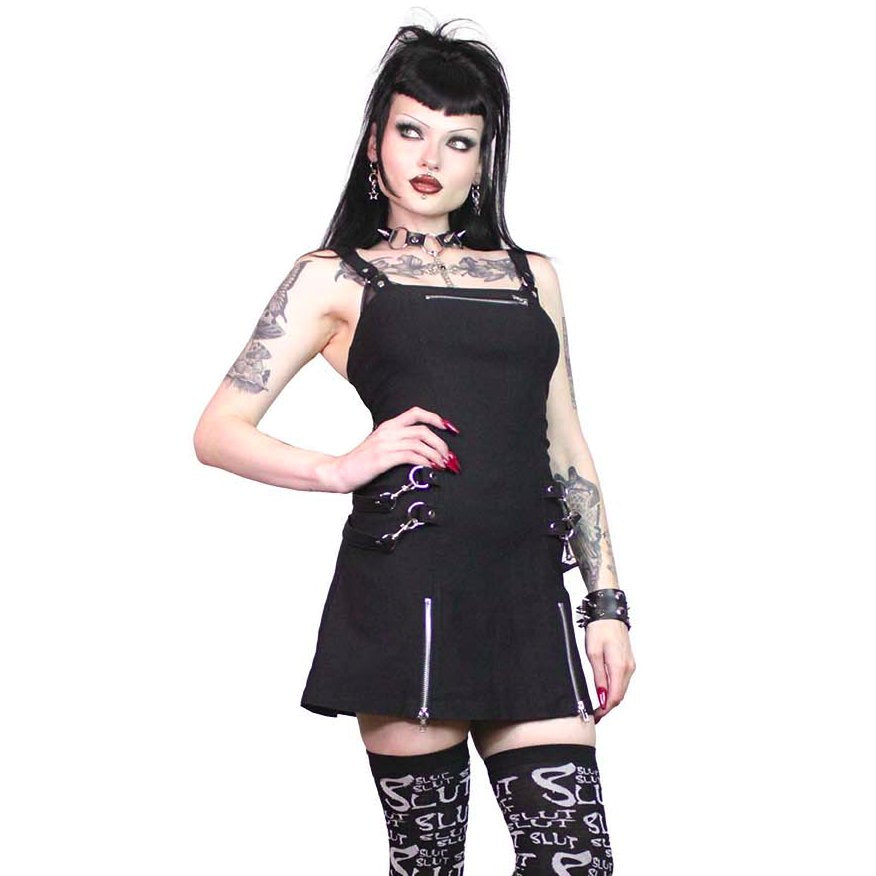 Gangsta Pranksta Anette Dress Black