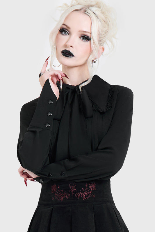 Killstar Lyricore Blouse Black