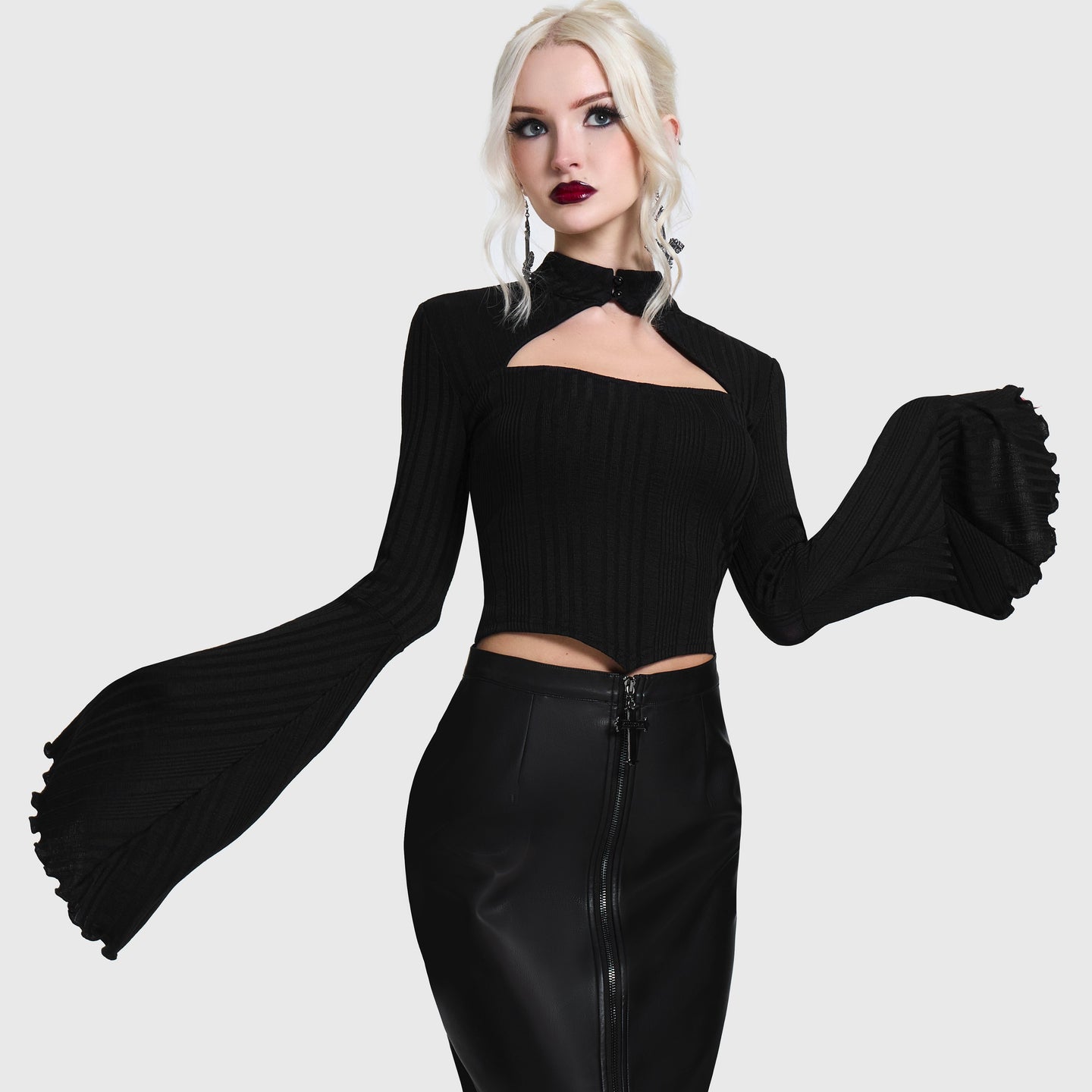 Noir Cut Out Top