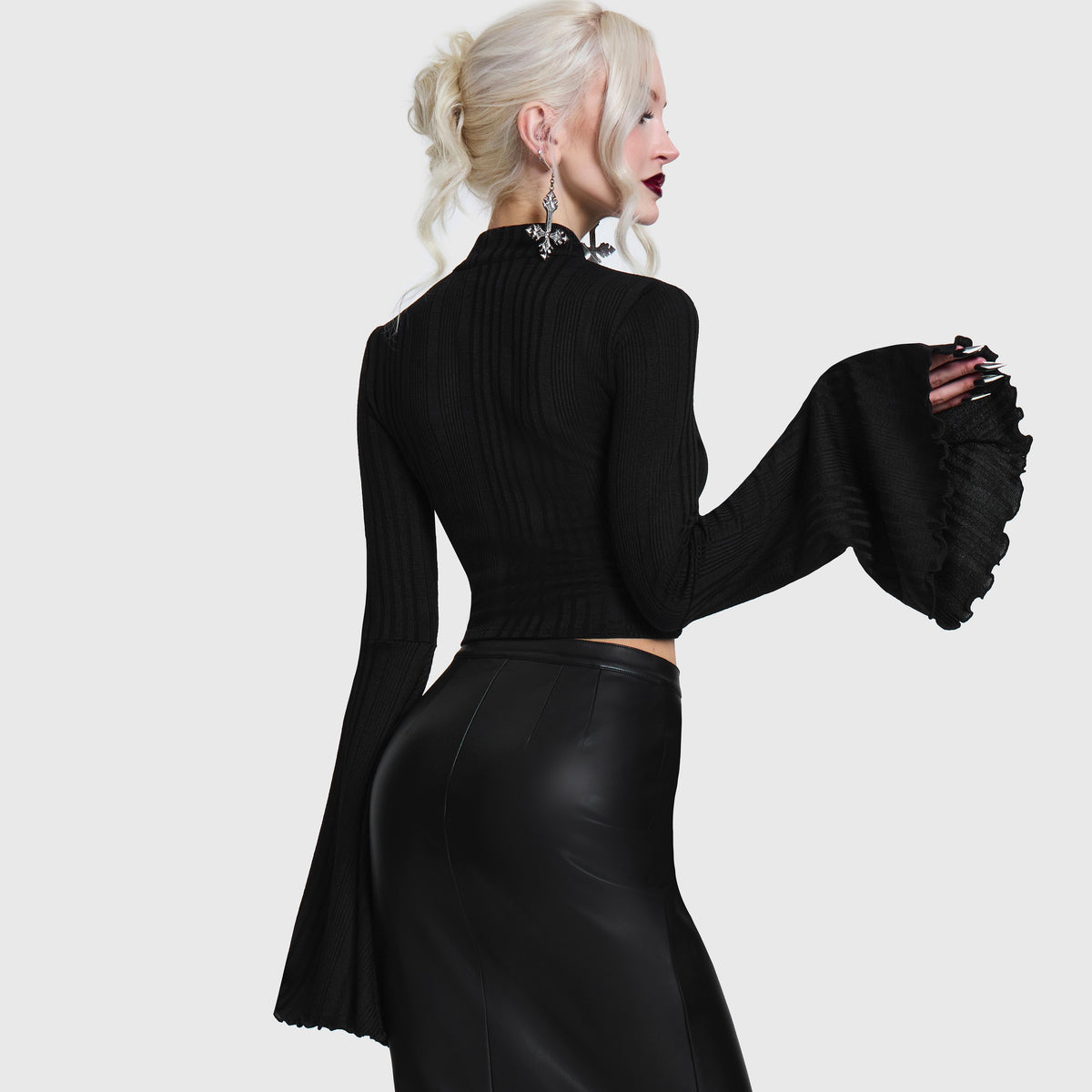 Noir Cut Out Top
