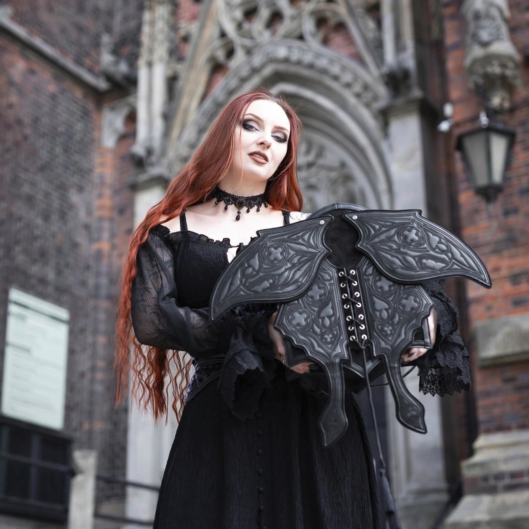 Obsidian Moth Backpack - Black PU