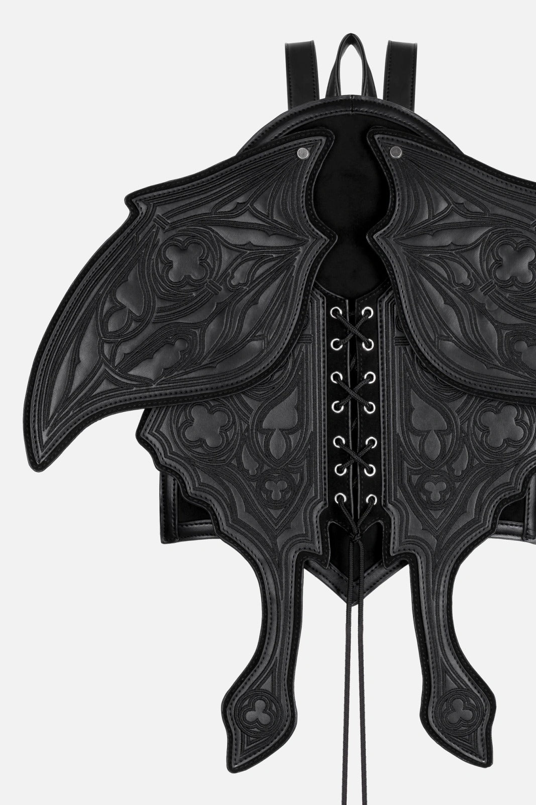 Obsidian Moth Backpack - Black PU