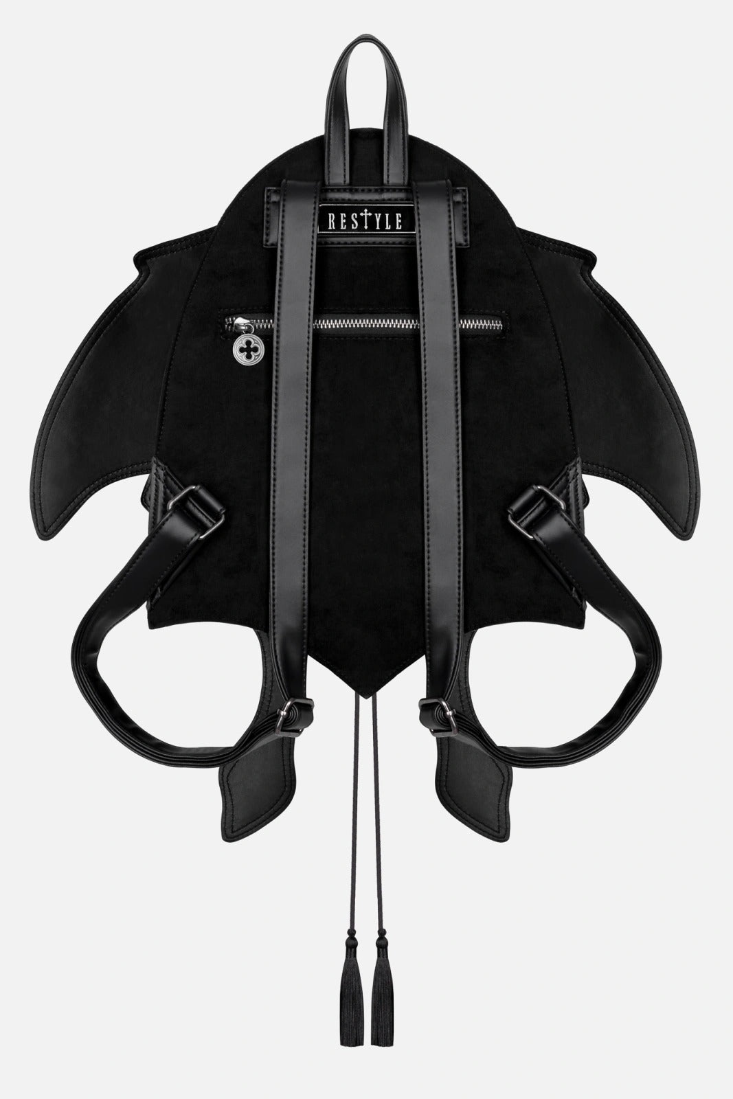 Obsidian Moth Backpack - Black PU