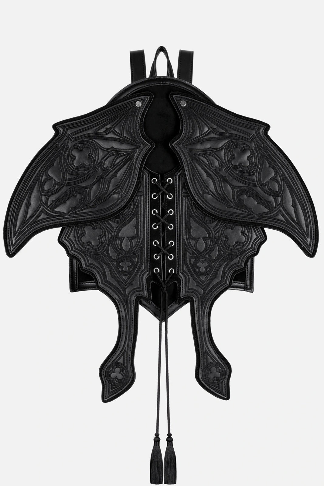 Obsidian Moth Backpack - Black PU