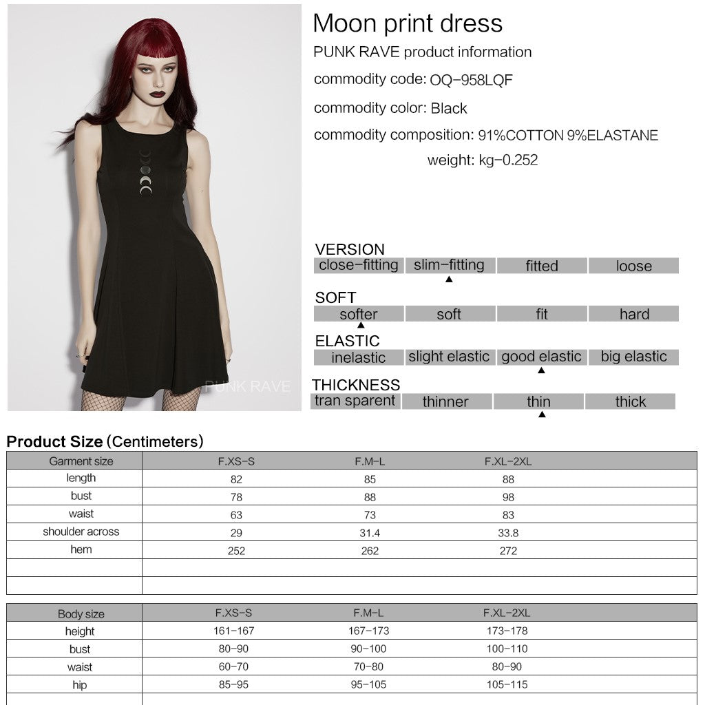 Moon Phases Jurk