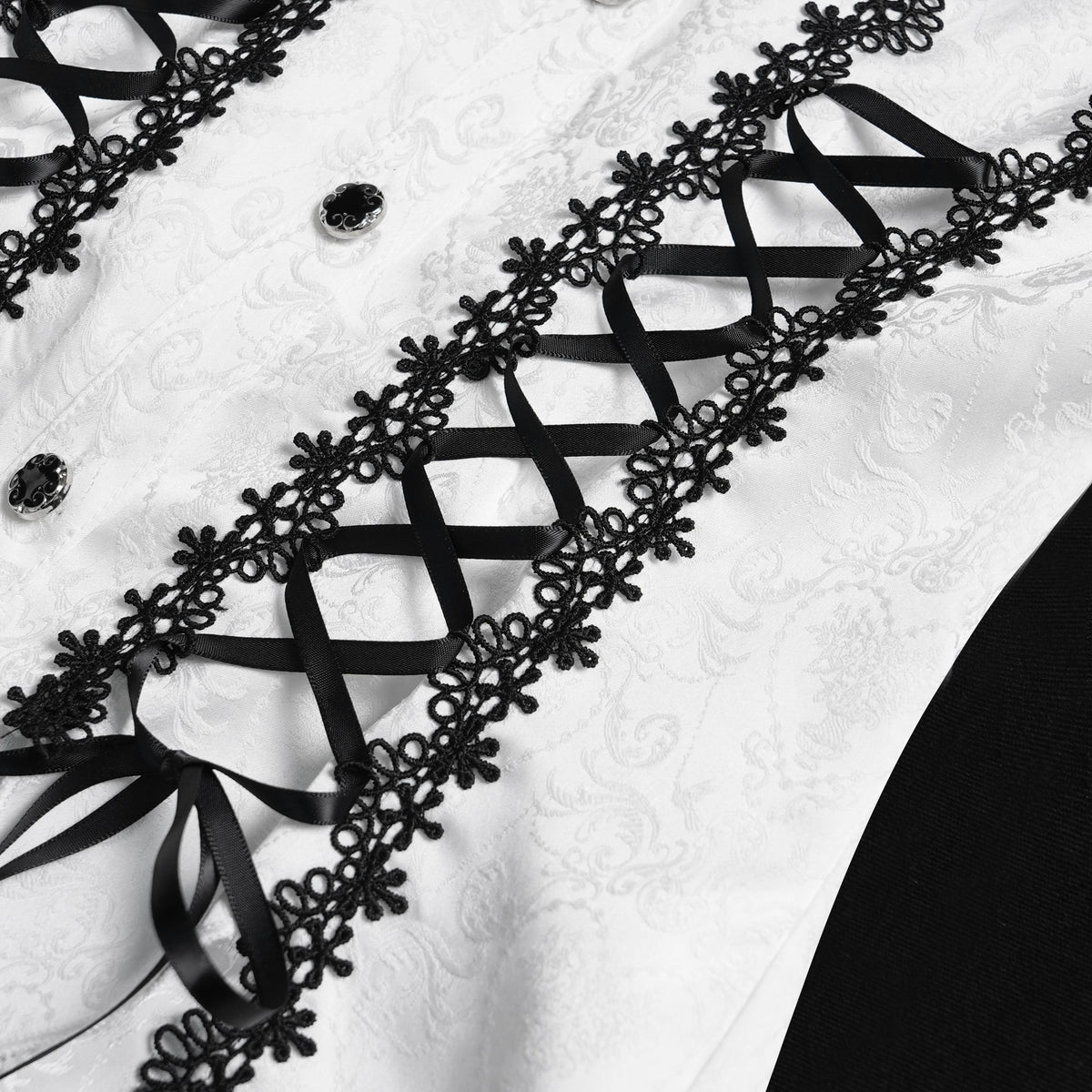 Here We Are Shirt White - Black