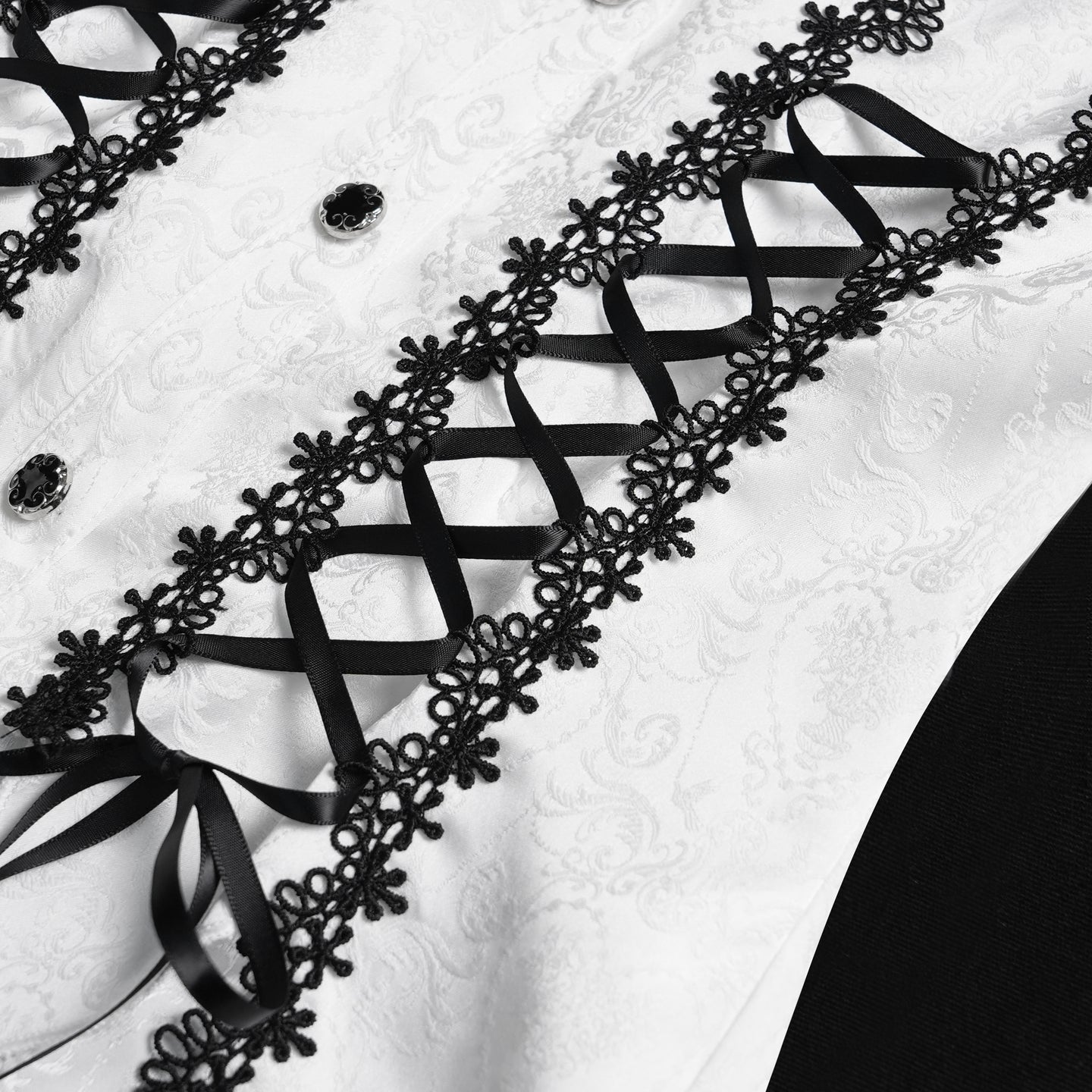 Here We Are Shirt White - Black