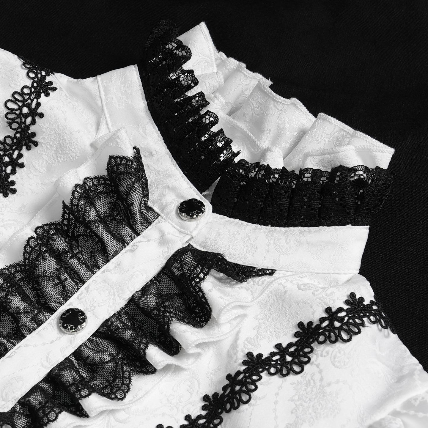 Here We Are Shirt White - Black