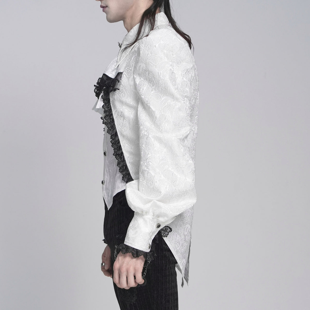 Without Cares Shirt Wit - Zwart