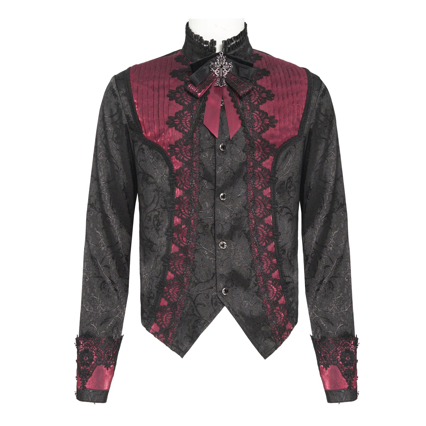 Dark Moonlight Shirt Zwart - Rood
