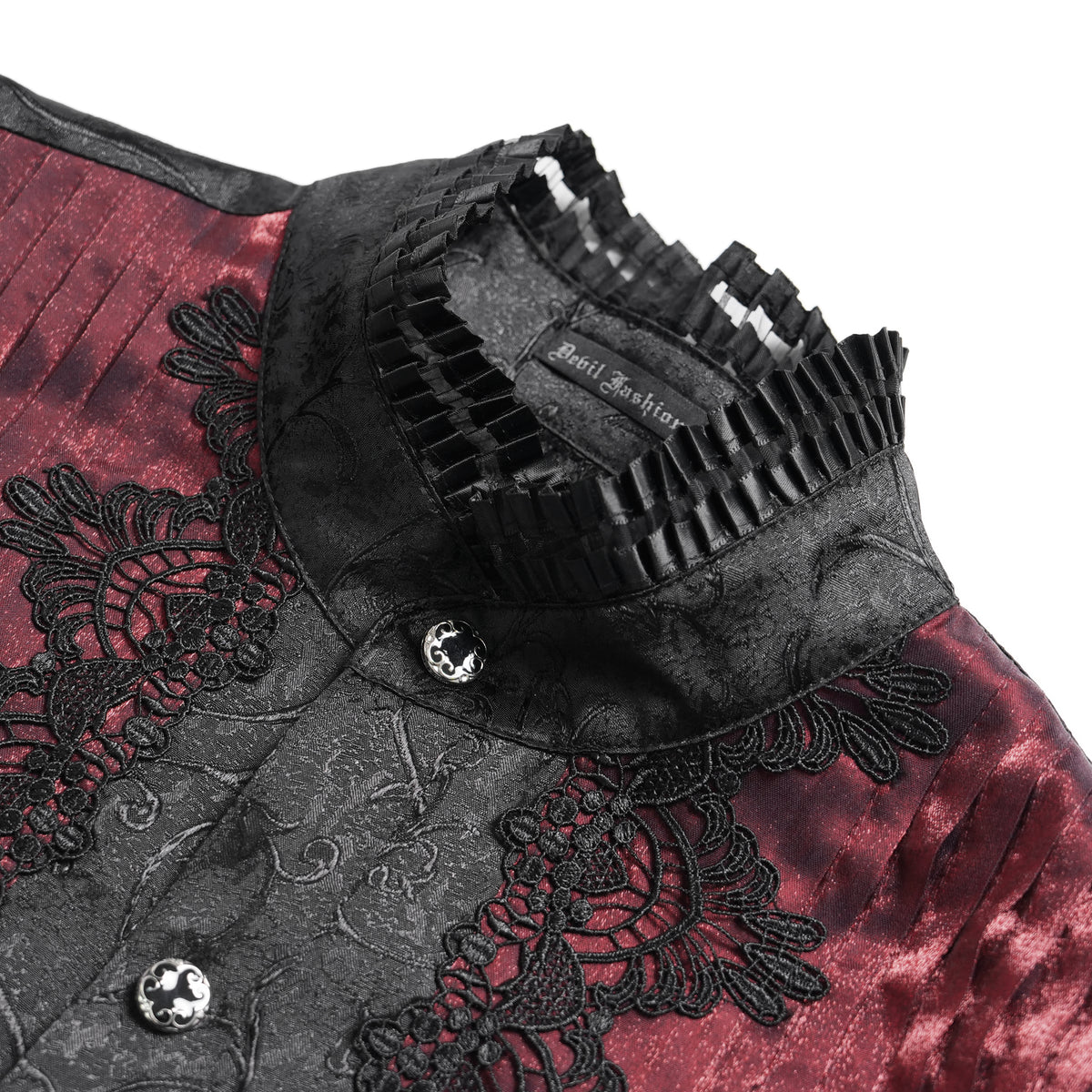 Dark Moonlight Shirt Zwart - Rood
