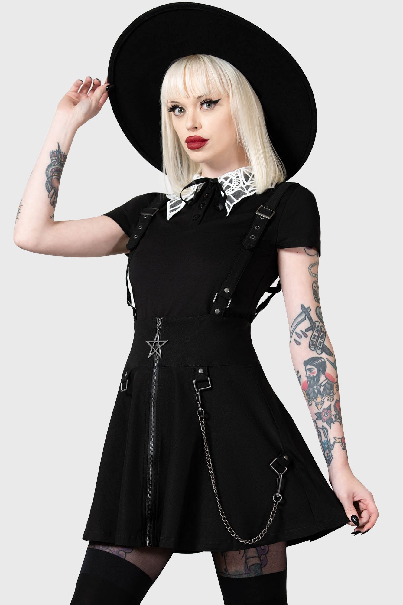 Killstar Study Hell Suspender Rok