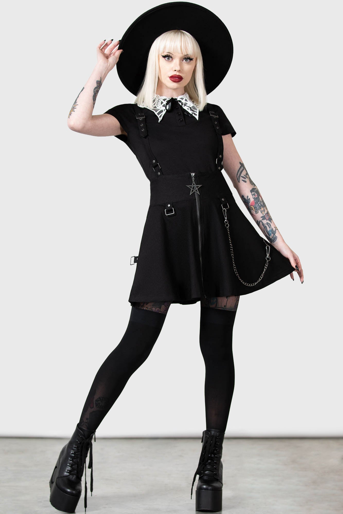 Killstar Study Hell Suspender Rok