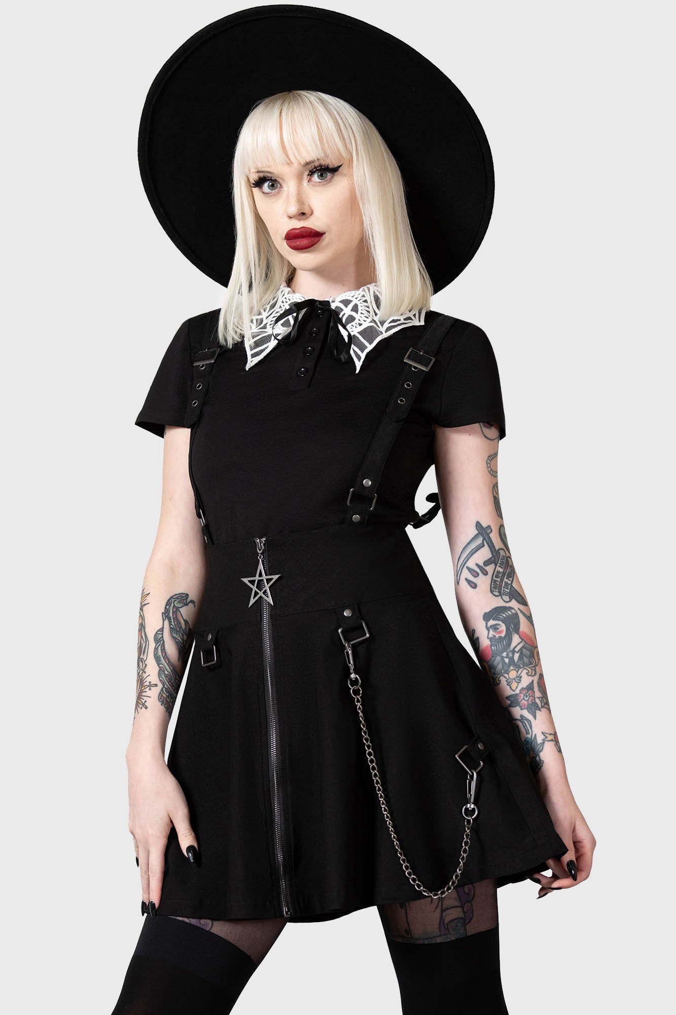 Killstar Study Hell Suspender Rok