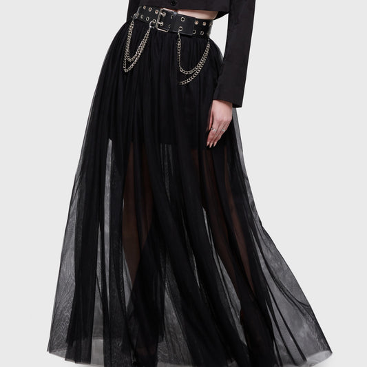 Shade Empress Maxi-Rok Zwart