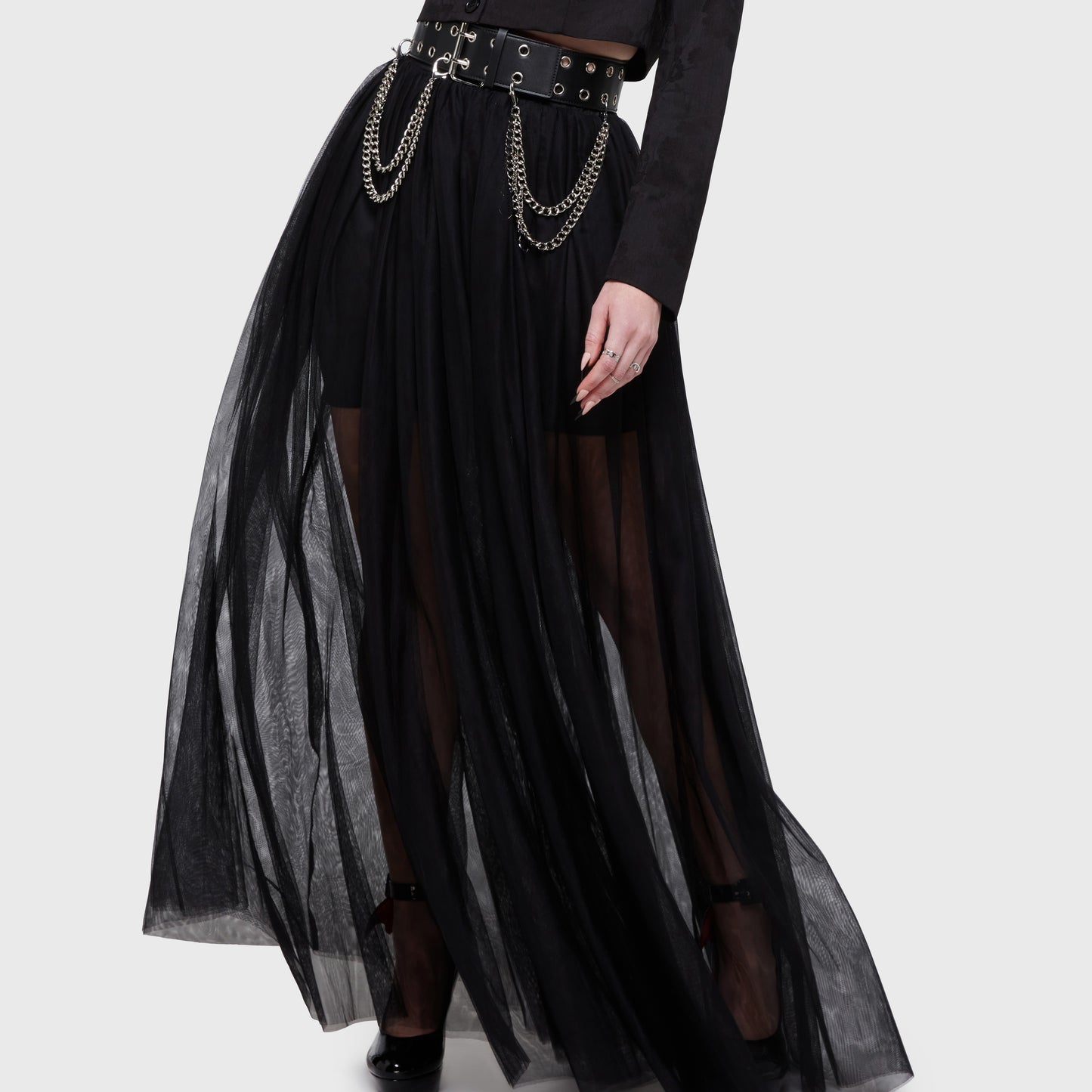 Shade Empress Maxi-Rok Zwart