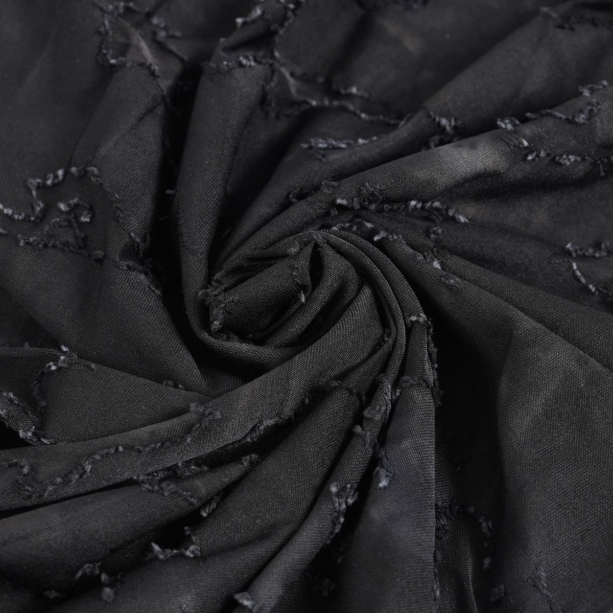 Devil Fashion TT292 distressed fabric detail.
