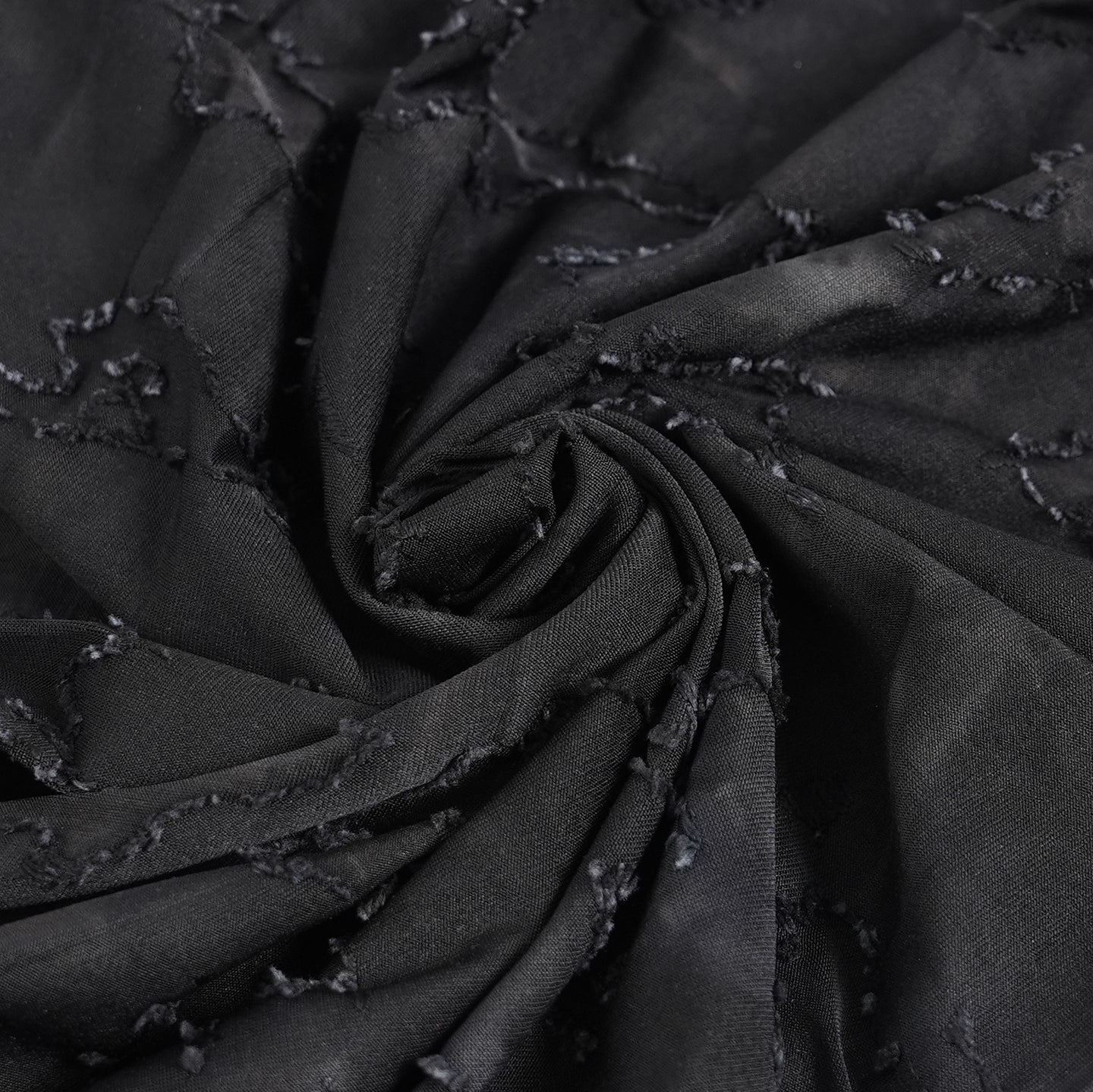 Devil Fashion TT292 distressed fabric detail.