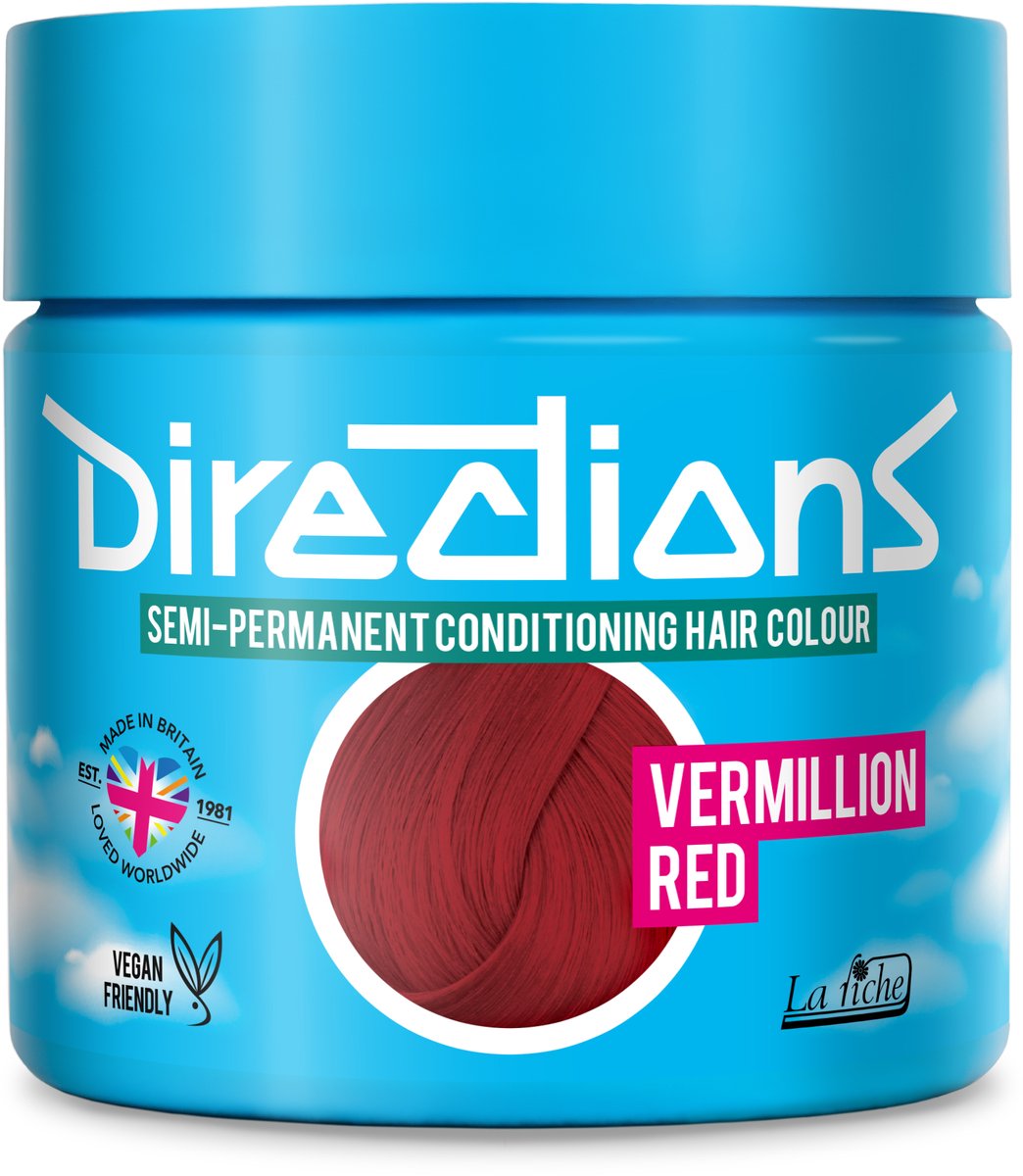 La Riche Directions Vermillion Red Semi-Permanent Hair Colour