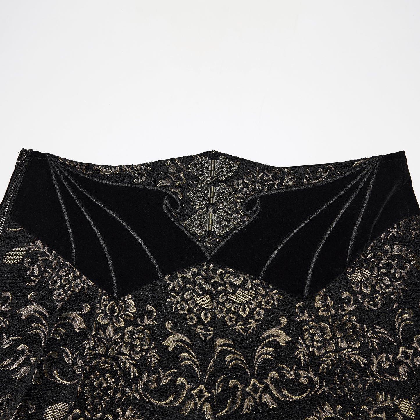 Punk Rave Awake Broek Zwart - Goud