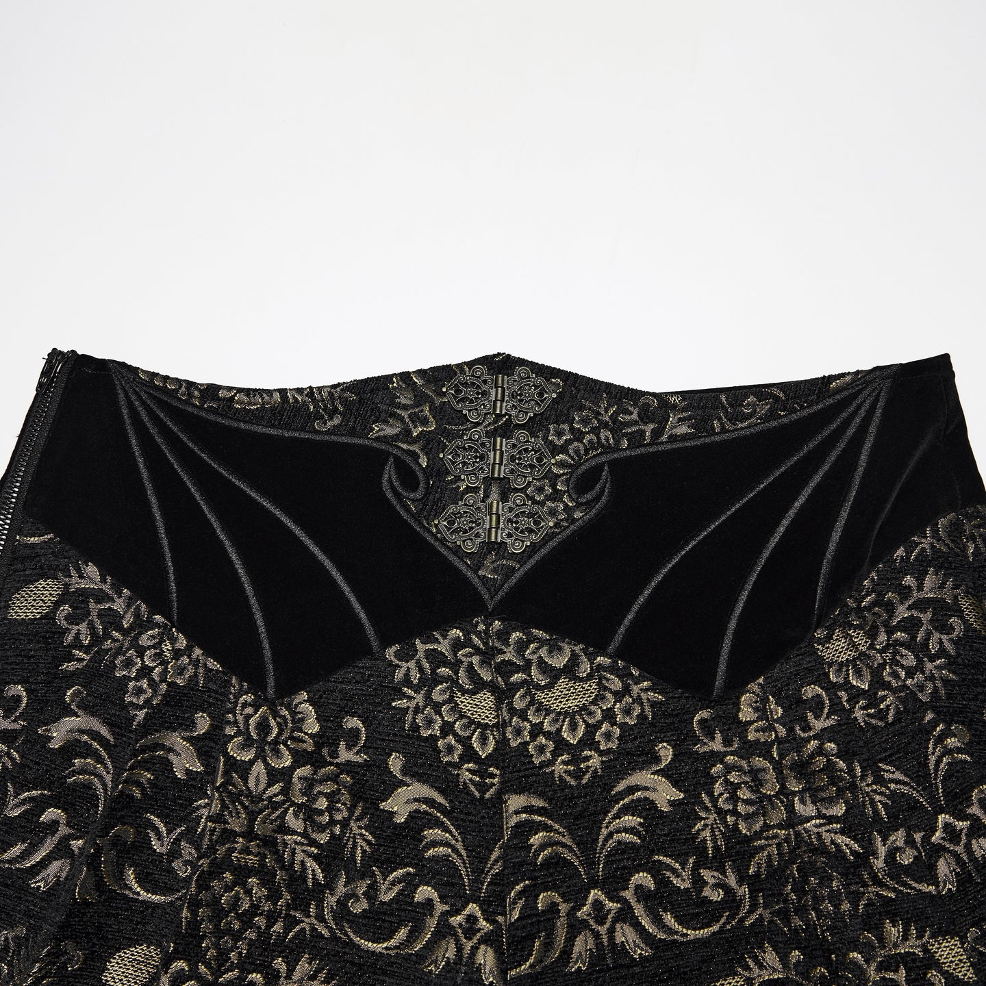 Punk Rave Awake Broek Zwart - Goud