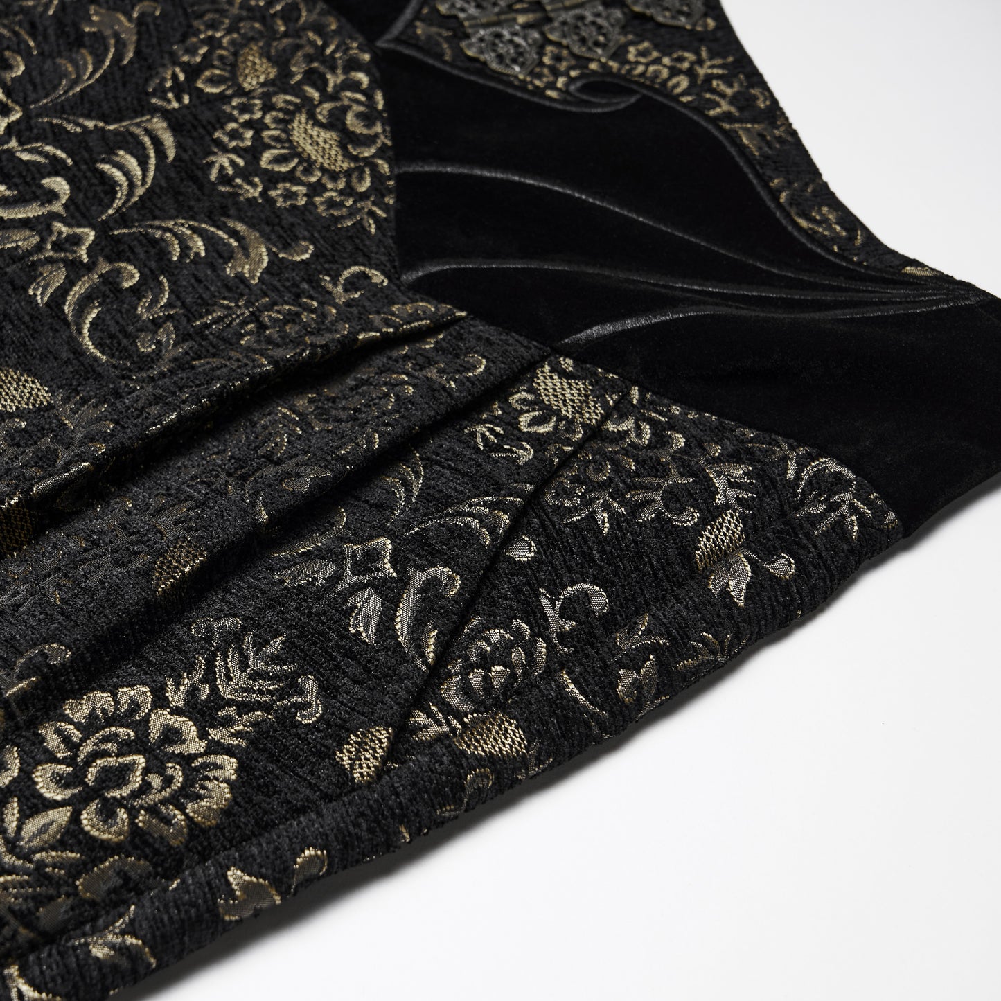 Punk Rave Awake Broek Zwart - Goud