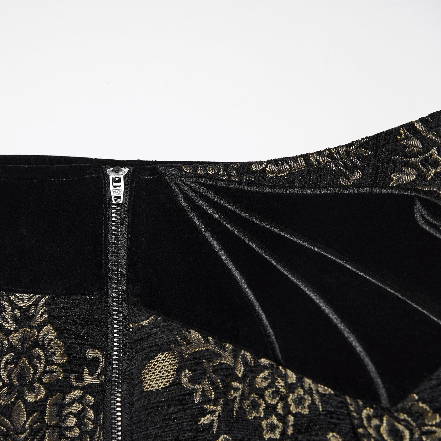 Punk Rave Awake Broek Zwart - Goud
