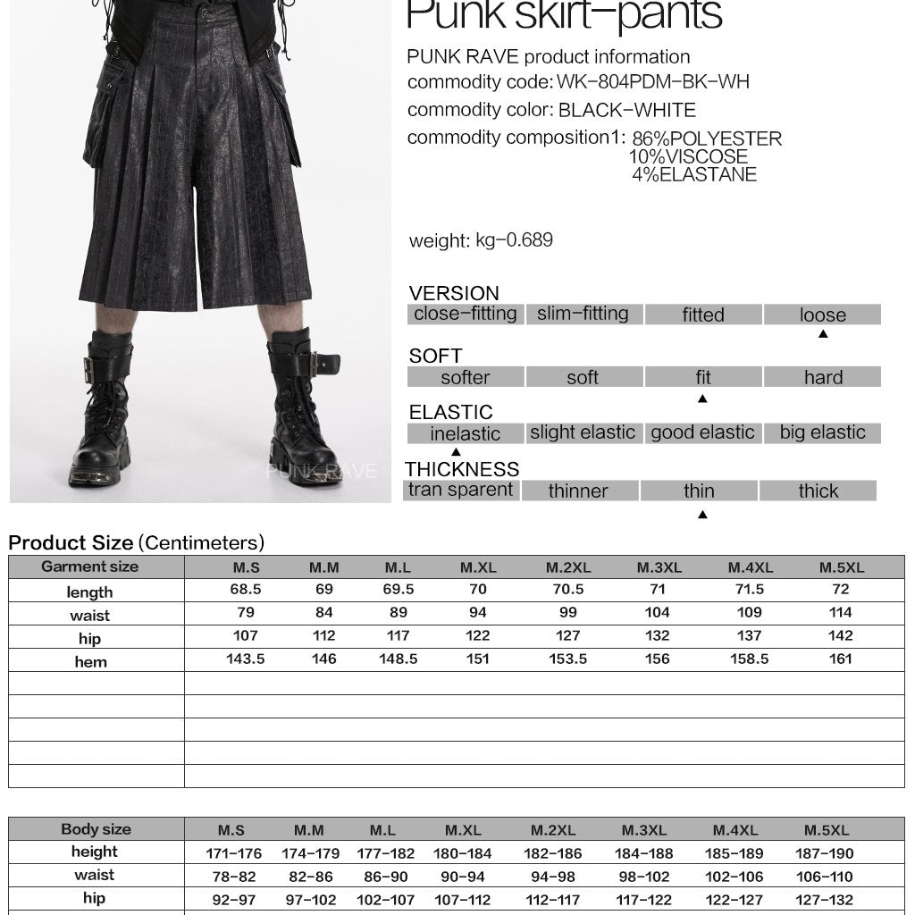 Resolution Kilt - Short Pinstripe