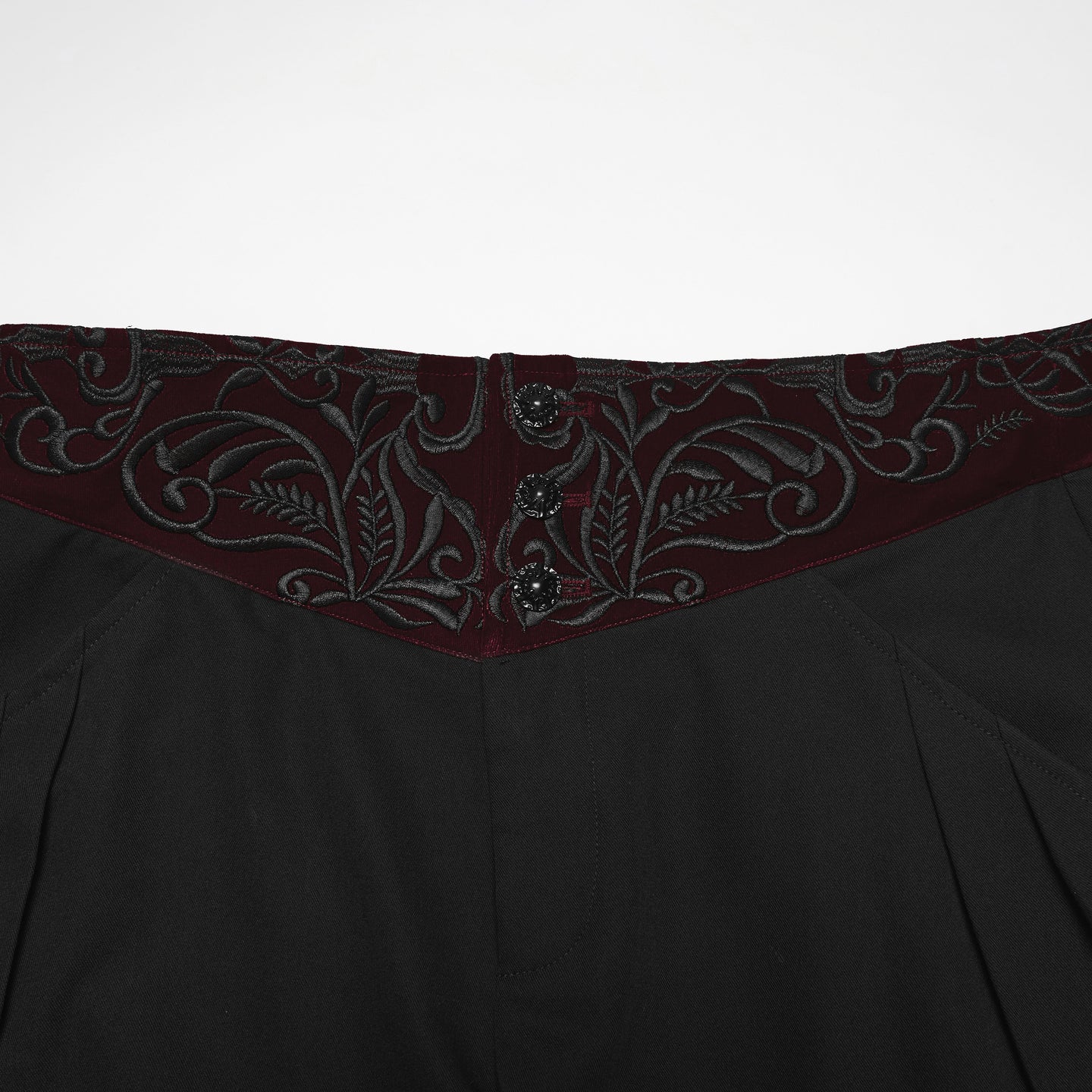 Refused Broek Zwart - Rood