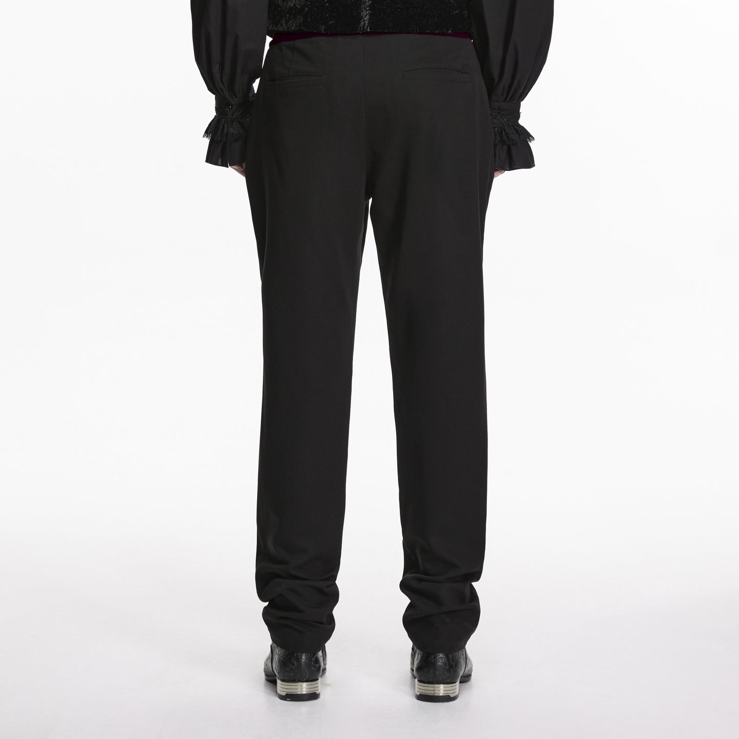 Refused Broek Zwart - Rood