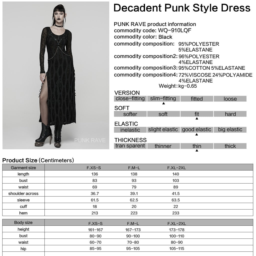 Punk Rave Here You Are Maxi-Jurk