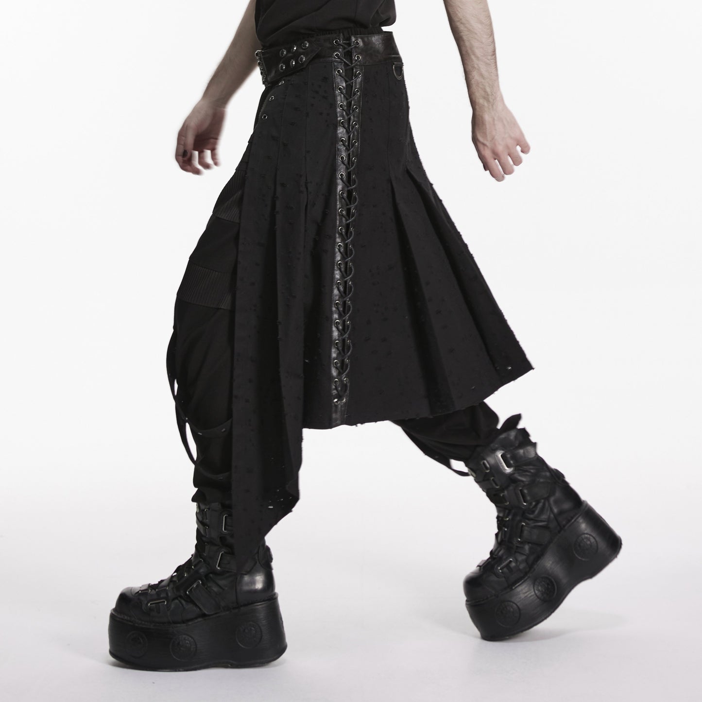 Shocked  Mens Overskirt Black